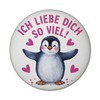 Penguin I Love You Magnet for Animal Lovers Funny Magnet