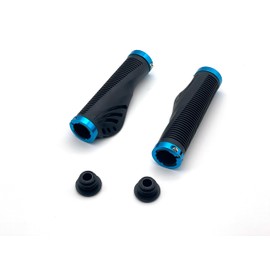 GAJUMAR Bicycle Handle Bar Grip, Easy Grip, Anti-Slip, Lightweight, Ergonomic, Blue