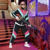 KUKIKUKI 80s Tracksuit Costume for Men Women Retro 90s Costume
