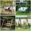 Kasla Outdoor Swing Cover for A Frame Patio Swing, 89"L×50"W×77"H