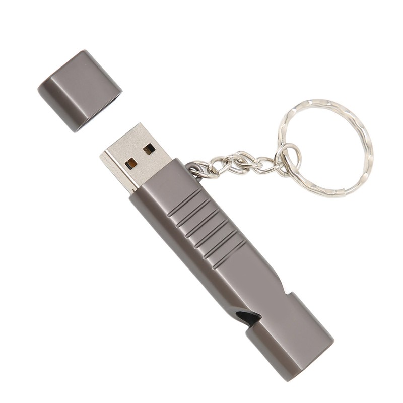 Whistle USB Flash Drives Aluminum Alloy Outdoor Waterproof USB Flash