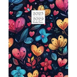 2025-2029 Monthly Planner: Plan Your Way to Success with Our Large 5 Years from January 2025 to December 2029 with Holidays and Inspirational Quotes.