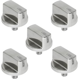 AEZ73293801 Burner Control Dial Stove Knobs Replacement for LG Range Stove Gas Cooktop LCG3011ST, LCG3691ST, LCG3091ST, HG7522JR, LCG3611ST Range Replacement Knobs/Oven Gas Stove Knob (5pcs)