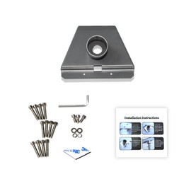 Kpemcsx Starlink Gen 3 Rohradapter und Mastmontagesatz für V3 Kickstand Dishy, ​​kompatibel mit Mastgrößen von 20 – 48 mm, Starlink Gen 3 Halterung Starlink Dach