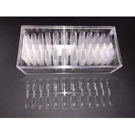 KM-Nails Square Tips Full Cover 504 Pieces Press on Tips