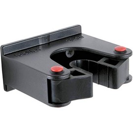 Toolflex Holder, Stick Holder, Device Holder and Handle Holder, 20-30 mm Diameter, Black for Aluminium Rail or Single Mounting