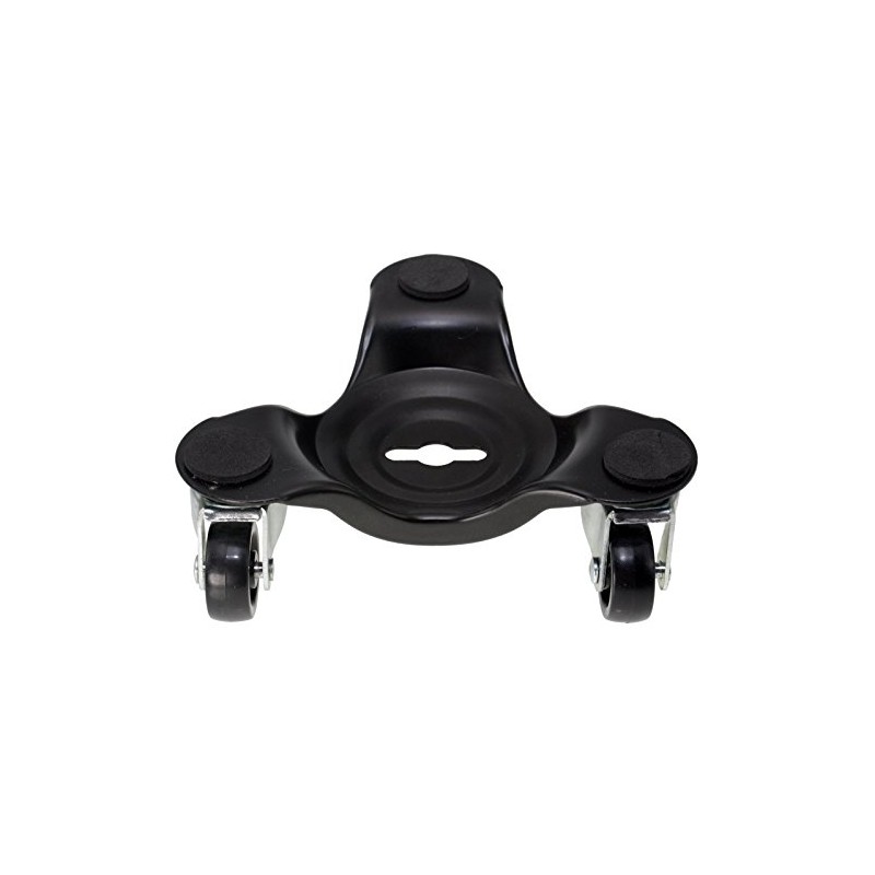Move-It 11018 Tri Wheel Roller Dolly, Black