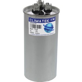 ClimaTek Round Capacitor - fits Comfortmaker # HQ1086650AX | 80/7.5 uf MFD 370/440 Volt VAC