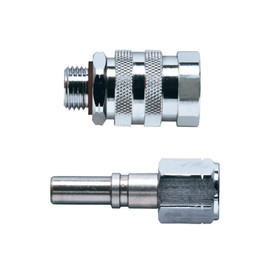 Omiya One-Touch Coupler B Type (G1/4) φ0.3 inch (8.5 mm) for Power Sprayers, Professional Specifications, Dynamic Sprayer, Hose Connection, For Agriculture, Air Conditioner Cleaning, High Pressure