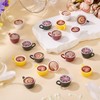 Beadthoven 24Pcs Mini Resin Coffee Cup Fall Dollhouse Miniature Accessories