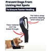 LufeLux Dog Recovery Sleeve, Dog Leg Sleeve, Dog Cone Alternative,