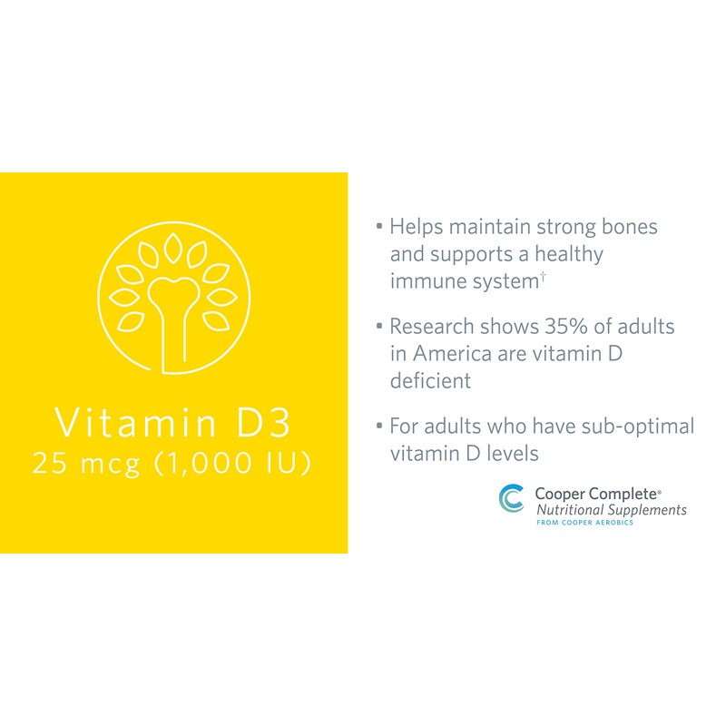 Cooper Complete - Vitamin D3 25 mcg (1000 IU) -