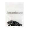 3/8-16" Black Acorn Cap Nuts, Acorn Nut Stainless Steel 18-8(304),
