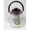 Live Well 1400 ml Glass Teapot With Removable Infuser, Stovetop Safe Tea Kettle
