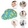 Yellow Rubber Ducks Shower Cap For Women Adjustable Double Waterproof