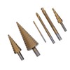 Step Drill Bit Set Universal Triangle Shank HSS High Hardness