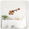 Wood Electric Guitar Wall Mount Horizontal Universal Space Saving Split