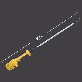 Rechargeable Livestock Prod for Cows Sheep Electric Cattle Prod for Cow Dog Hog Animal Prod with Flexible Shaft (Total 43 INCH)