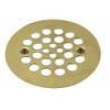 Westbrass D3193-03 Plastic Oddities Style 4-1/4-Inch OD Brass Shower Strainer