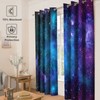 Jekeno Galaxy Blackout Curtains Outer Space Nebula Universe Starry Sky