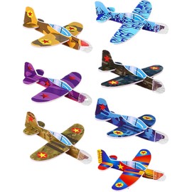 Airplane, Toy, Hand Throw, Glider, Paper Airplane, Hiking, Soft Glider, Outdoor Play Goods, Park, EVA Material, Safe, Set of 10