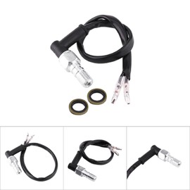 Hydraulic Brake Switch, Universal Motorcycle Hydraulic Brake Pressure Light Switch Rear Set Hydraulic Stoplight Switch Brake Light Switch with Washers(M10x1.25)