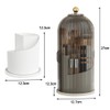 Makeup Brush Holder, 360° Rotating Makeup Organiser High Capacity Acrylic
