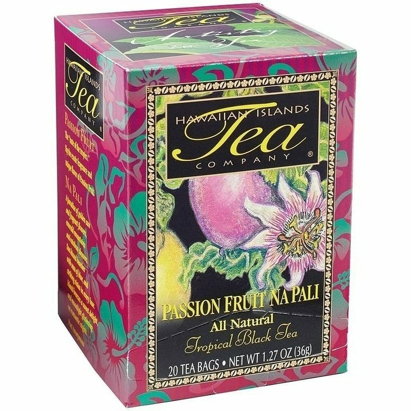 Hawaiian Islands Tea Company Passionfruit Na Pali Black Tea, All