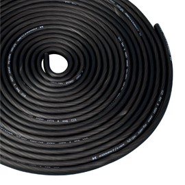 Conext Link 25 ft Black 8 Gauge Amplifier Power Ground Wire 25 Feet 8 GA AWG Amp Cable Roll （10863）