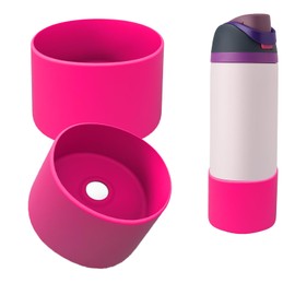 FFIHTY 2PCS Upgrade Silicone Boot Suitable for Owala 24oz 32oz 40oz FreeSip, Twist, and Flip Stainless Steel Water Bottle, Anti-Slip Protective Sleeve Bottom Bumper Water Bottles