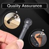 KATUR Rotary Burr Rasp Set, 5pcs 1/4'' 6mm Shank Wood