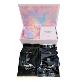 Korea Makeup Product_Ultimate Cover Cushion Moisture Flower Edition 15g + 2 Refills – No.1 Milk Beige- SPF50+/PA+++ Your Face Natural-looking and Complexion.