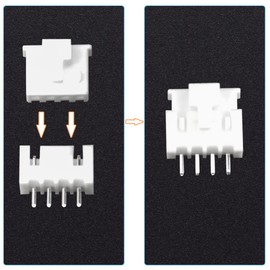 WMYCONGCONG 440 PCS 2.54mm 2 3 4 5 Pin Housing and Female Pin Header Terminal Connector Kit compatible with JST-XHP Connector(2 3 4 5 Pin)