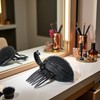 Black Puff Hair Head Cushion Volume Clips Fluffy Pad Sponge