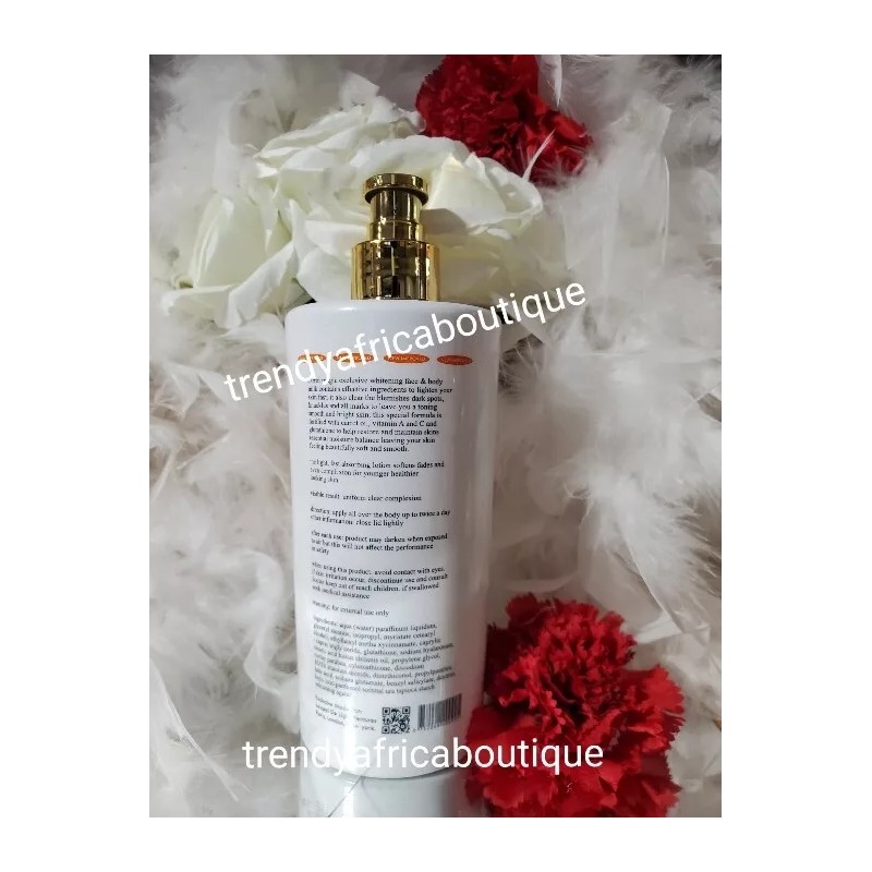 Leojeci Carrot Magic Exclusive whitening body milk with spf.60. 👌