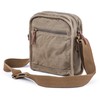 Gootium Small Canvas Cross Body Messenger Bag, Army Green