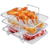 Fryer Rack 3 Layer Design Grill Rack Stainless Steel Dehydrator