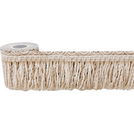 Teacher Created Resources Fringe Die-Cut Rolled Border Trim - 50ft - Decorate Bulletin Boards, Walls, Desks, Windows, Doors, Lockers, Schools, Classrooms, Homeschool & Offices