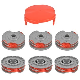 Flaveano Strimmer Wire for Flymo Grass Trimmer, 6 Strimmer Spools and 1 Cover