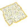 Silk Like Square Scarf Fashion Lemon Pattern Neck Scarfs for