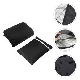 NOLITOY 1pc BBQ Cover Windproof and UV Resistant Easy to Clean and Grill Protection for Fire Pit and Patio