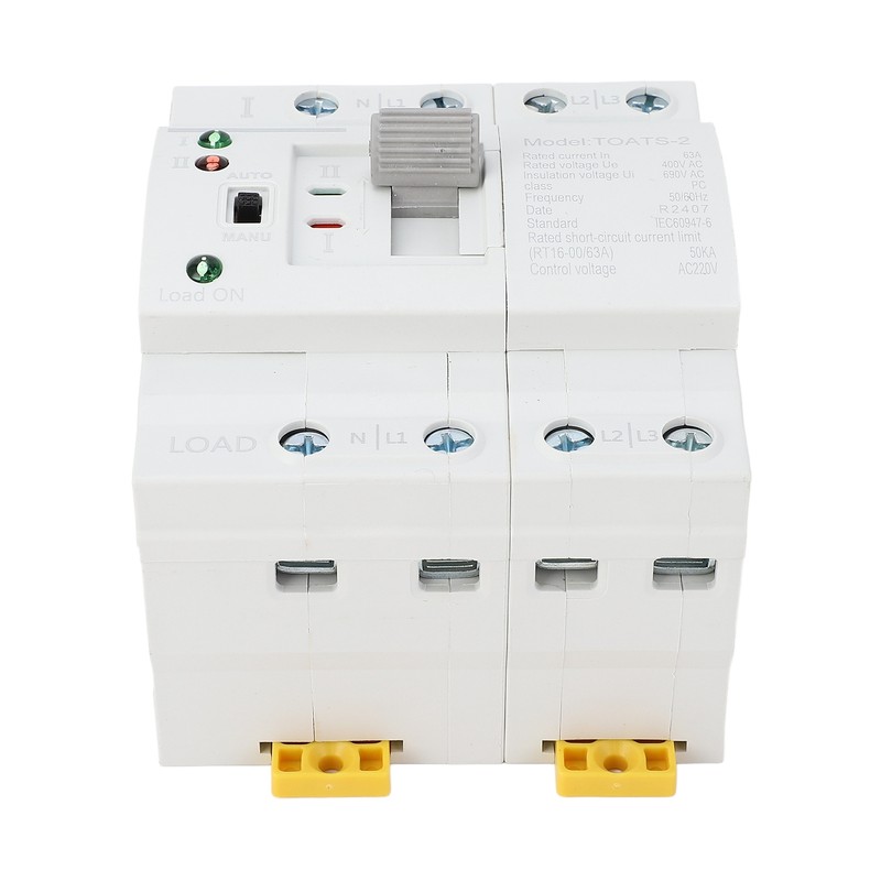 Dual Power Automatic Transfer Switch 4P 16A PC Grade Millisecond