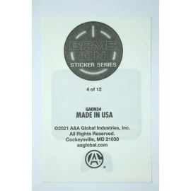 A&A Global Industries Collectible Game On Vending Sticker #4 of 12 Controllers Joystick Gaming