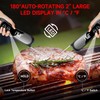 Digital Meat Thermometer for Cooking and Grilling, Waterproof Food Thermometer