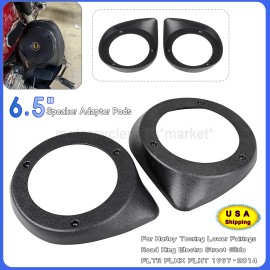 Unbranded Lower Fairing 6.5" Speaker Adapter Box Pods for Harley Touring FLTR FLHX FLHT US