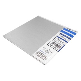 Kyuho Metal M9505 Mini Aluminum Plate, Thickness 0.1 x Width 5.9 x 5.9 inches (3.0 x 150 x 150 mm)