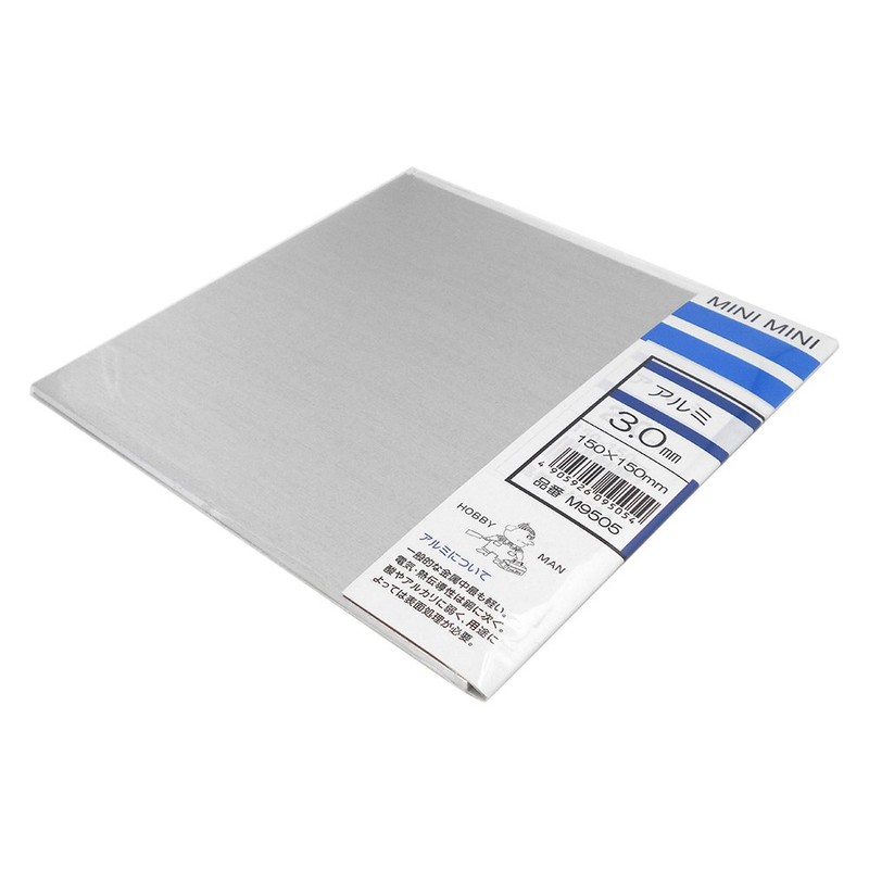 Kyuho Metal M9505 Mini Aluminum Plate, Thickness 0.1 x Width