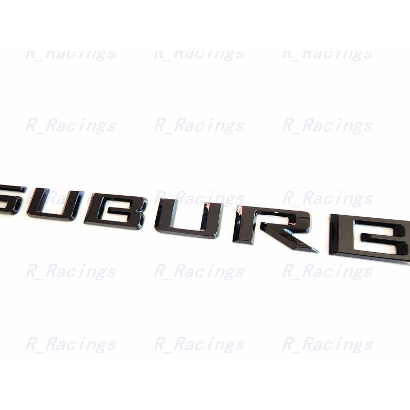 GM AUTO 5PCS Gloss Black Fender High Country Door Rear
