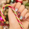 12 Sheets Christmas Nail Wraps Full Stickers Nail Polish Strips,