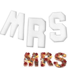 10 inch Cardboard Letter Fillable MRS Charcuterie Board,Bridal Shower Engagement Wedding Favor,3 Pack Fillable Cardboard Letter Boxes,Food Treat Decorative Box,Bachelorette Party Decoration